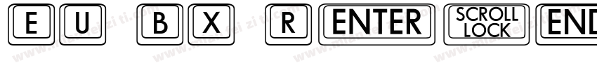 EU BX Regular字体转换